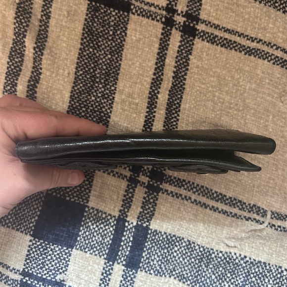 Rare Vintage Authentic Chloe Black Saskia Leather Long Wallet - Excellent Cond - Picture 9 of 14